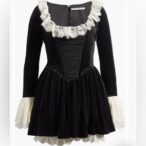 NWT! House of CB velvet lace mini dress